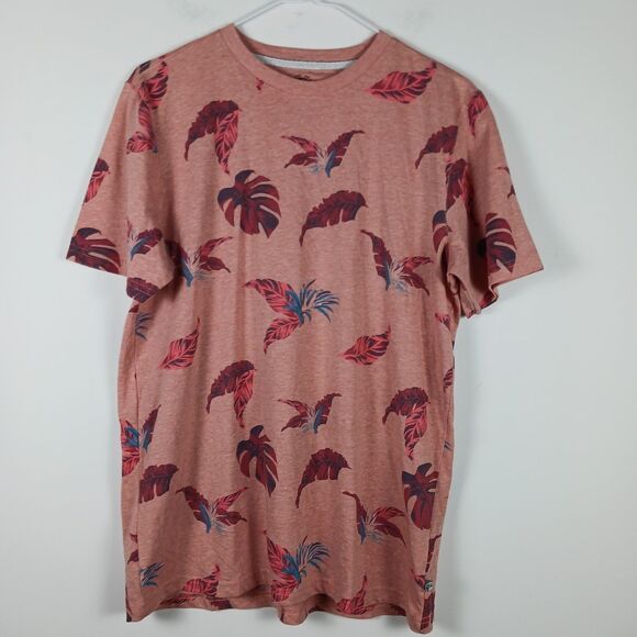 Free Planet Men's M T Shirt Organic Cotton Blend Tropical Print - Picture 7 of 7